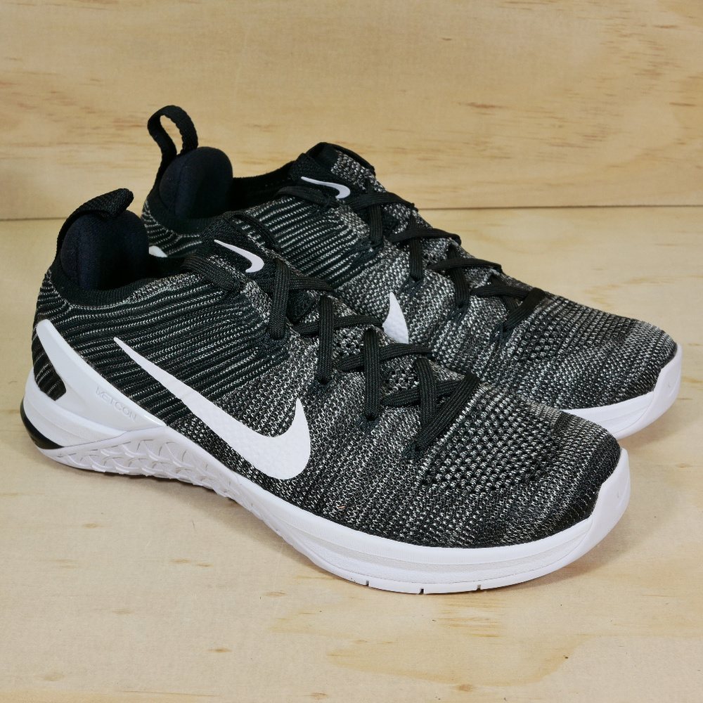 Nike Metcon DSX Flyknit 2 Black White Shoes NEW